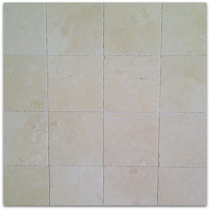 Crema Marfil Brushed & Chiseled Marble Tile - 12 x 12 x 3/8 (115 SQ. FT. Lot)