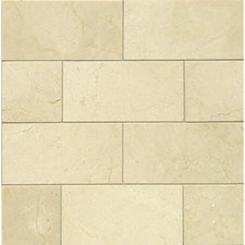 Crema Marfil Polished Marble Tile - 3 x 6 x 3/8