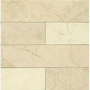 Crema Marfil Honed Marble Tile - 3