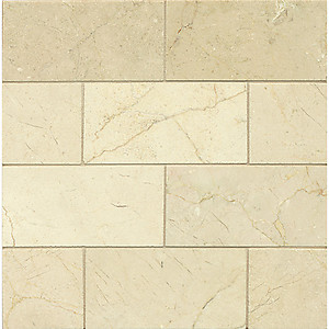 Crema Marfil Polished Marble Tile 2 7/8