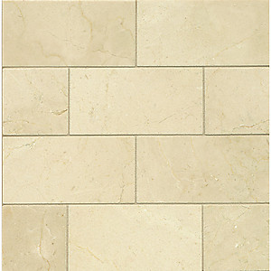 Crema Marfil Polished Marble Tile - 3