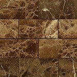 Emperador Dark Polished Marble Mosaic Tile - 3