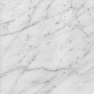 Bianco Carrara Honed Marble Tile - 12