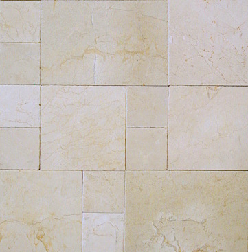 Crema Marfil French Pattern Opus Romano Chiseled Edge