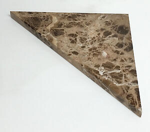 Emperador Dark Polished Marble Bath Shower Corner Shelf