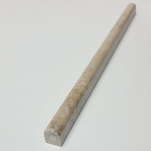 Cappuccino Polished Marble Pencil Molding - 3/4