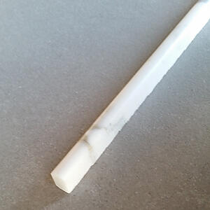 Calacatta Polished Marble Pencil - 5/8