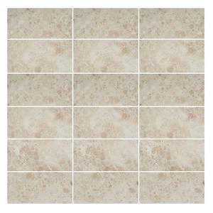 Cappuccino Light Polished Marble Tile - 2 x 4 x 3/8