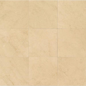 Crema Marfil Polished Select Marble Tile - 18 x 18
