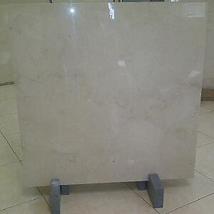 Crema Marfil Polished Marble Tile - 40x40x3/4