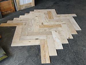 Exotic Natural Stone Wood Tile Matte Finish 32