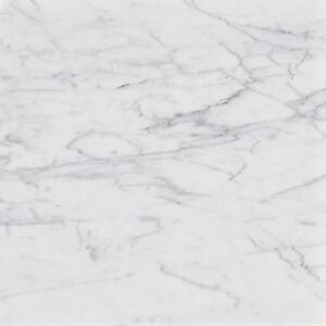 Statuario Venatino Polished Marble Tile - 12