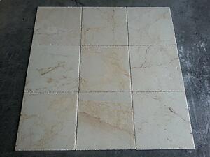 Crema Marfil Antique Brushed & Chiseled Marble Tile 16 x 16 x 3/4 - (178 SQ. FT. Lot)