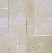 Crema Marfil French Pattern Opus Romano Chiseled Edge