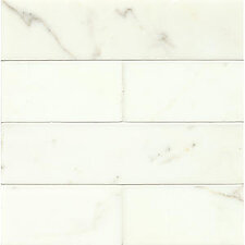 Calacatta Oro Polished Marble Subway Tile - 3 x 12 x 3/8