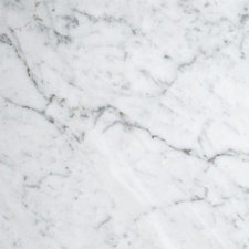 Bianco Carrara Honed Marble TIle - 18 x 18