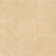 Crema Marfil Polished Select Marble Tile - 18 x 18