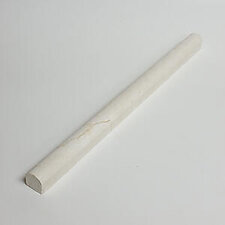 Crema Marfil Pencil Moulding Polished Marble - 12 x 3/4 x 3/4