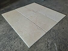 Crema Marfil Antique Brushed & Chiseled Edge Marble Tile - 16 x 24 x 3/4 (160 SQ. FT. Lot)