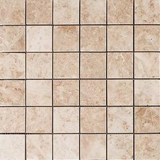 Cappuccino Polished Marble Mosaic Tile - 2 x 2 x 3/8